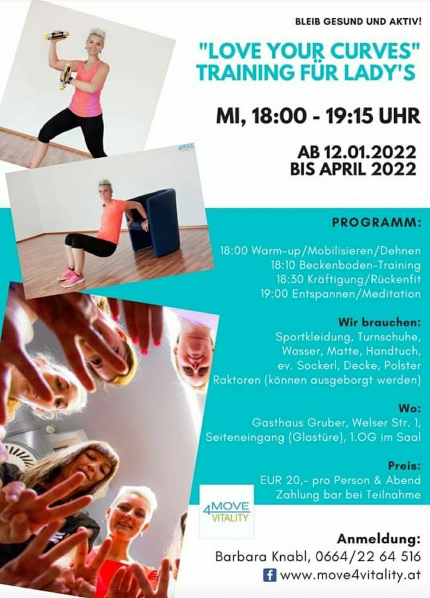 Neuer Kurs: &quot;Love your Curves&quot; mit Barbara